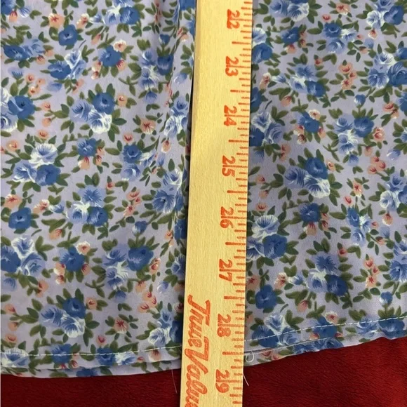 Free People Multicolor Floral Button-Down Blouse - Picture 5 of 8